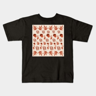 Cozy autumn repeat pattern 04 Kids T-Shirt